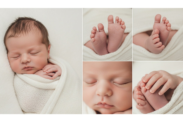 Newborn photo editing service for soft skin retouching and natural baby portraits