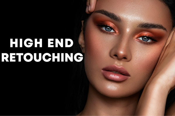 Portrait photo retouching improving skin tone and facial detail naturally