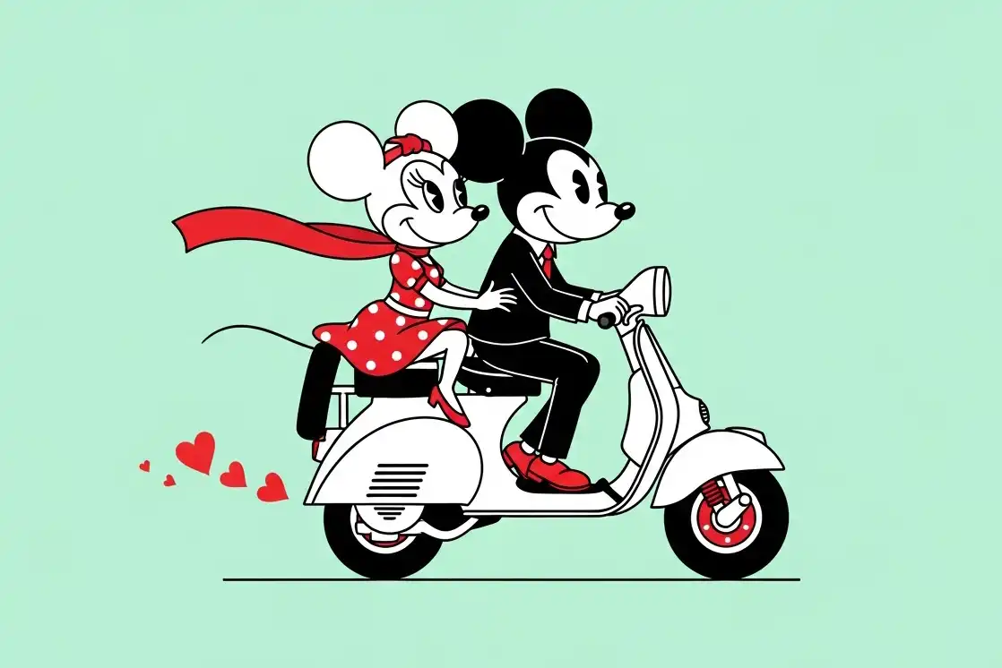 Hand sketch converted into clean vector artwork using Illustrator by Grasigner