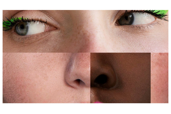 Photo retouching in Photoshop improving skin, color, and image quality