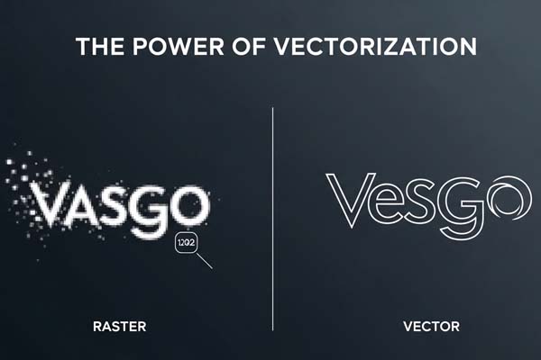 Why raster to vector conversion is needed for scalable logo and graphics