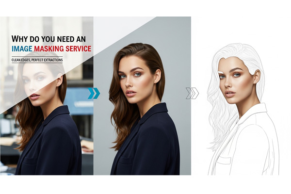 Image masking service for precise cutouts with fine edge detail editing