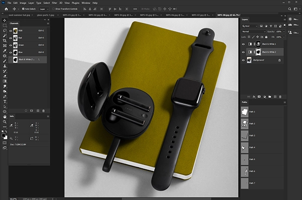 Electronics accessories edited with multipath service for clean product detail