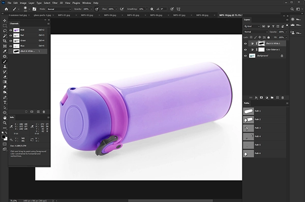 Multi-clipping path services working sample at Grasigner 