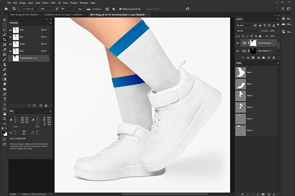 Multi-clipping path services working sample at Grasigner 