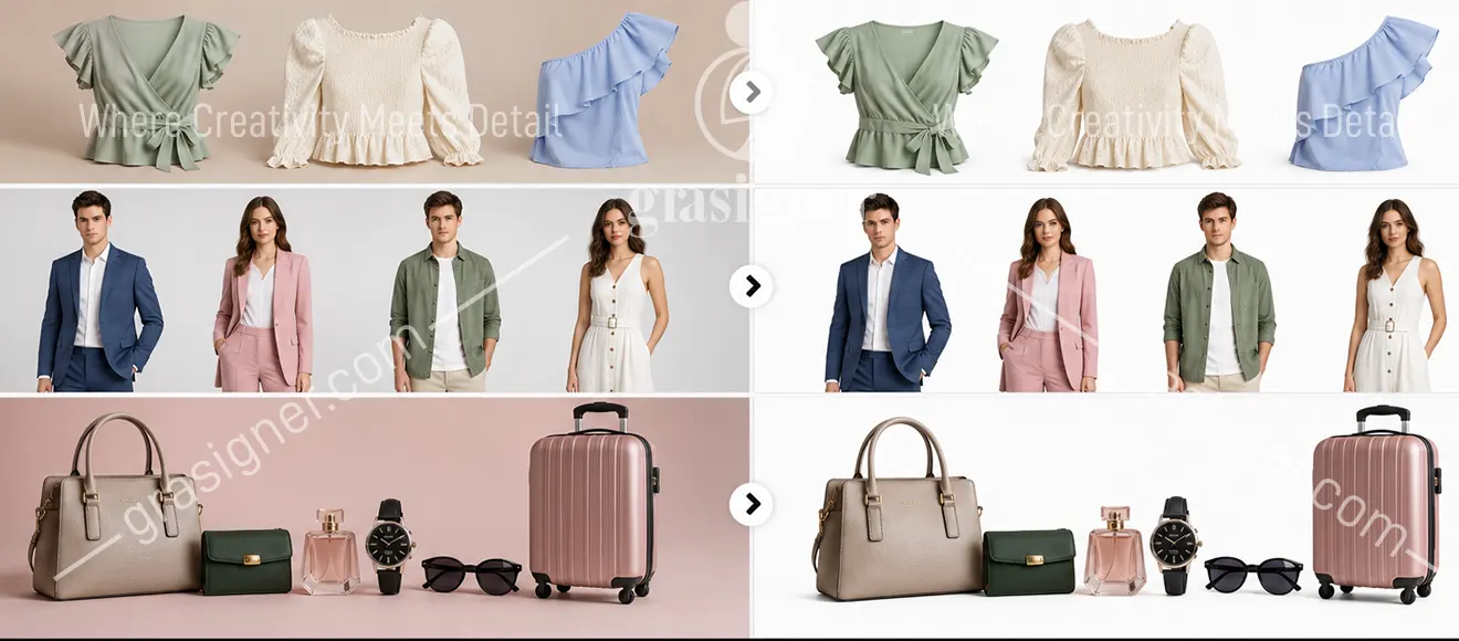 Clipping Path Services working sample at Grasigner 