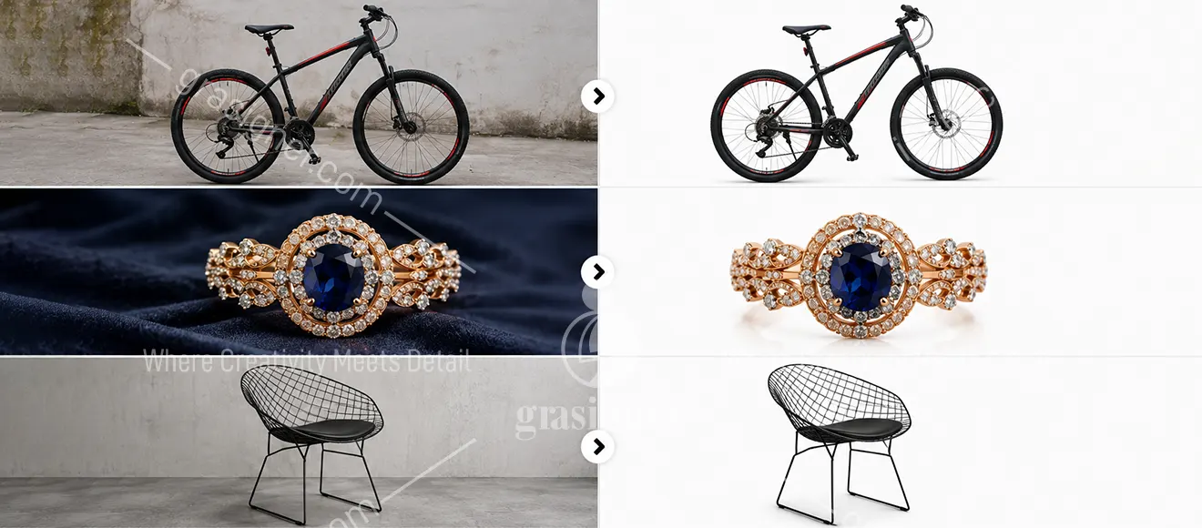 Clipping Path Services working sample at Grasigner 