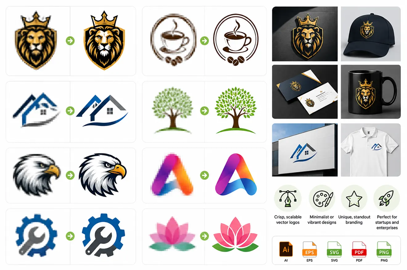 Raster to Vector Conversion Services working sample at Grasigner 