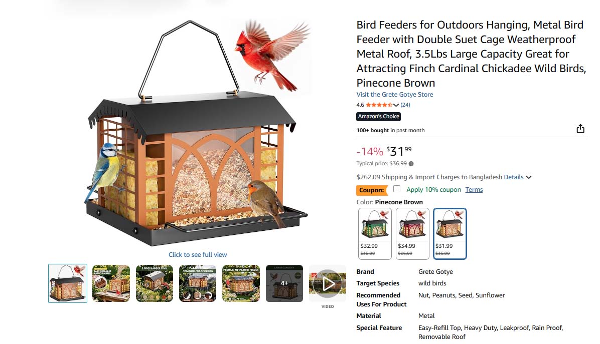 Amazon product image showing correct size requirements and high-resolution quality