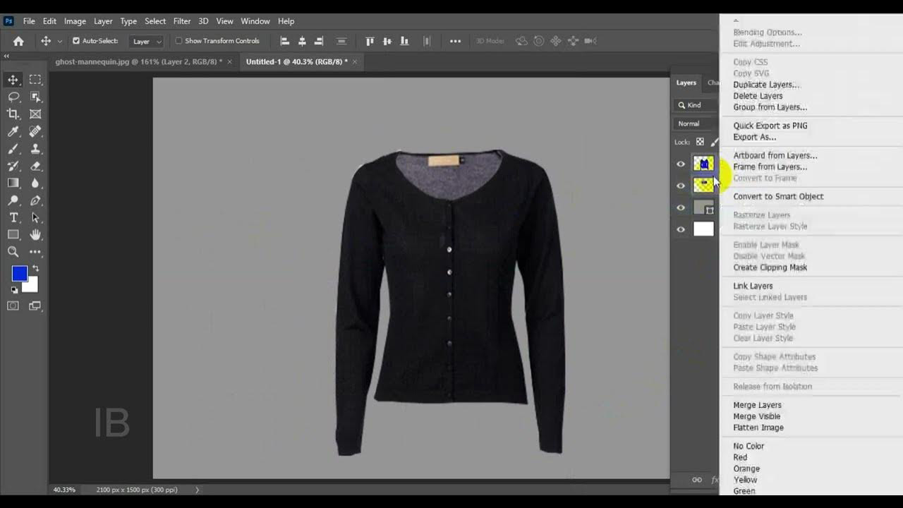 Ghost mannequin editing for ecommerce showing clean, realistic clothing images without models to improve product presentation and buyer trust