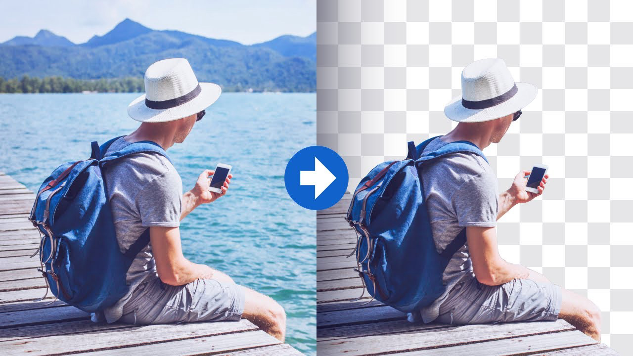 ackground removal using the Paths Tool showing precise cutout edges and clean object selection for professional image editing