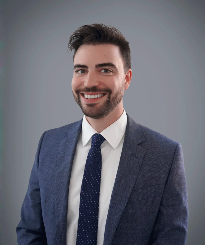 Examples of headshot portraits with clean backgrounds, professional lighting, and confident expressions for branding