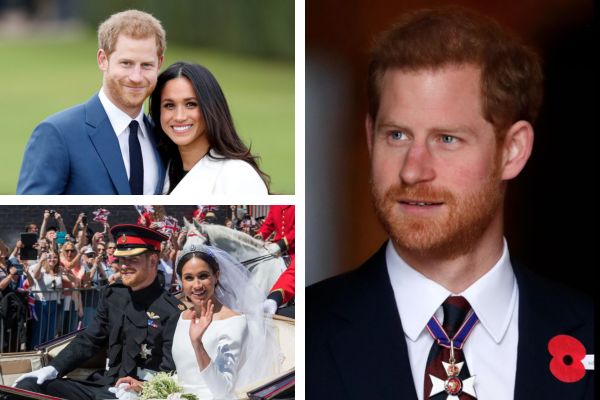 Prince Harry attending a public event with strong media presence and extensive press photography coverage